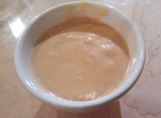Lobster Bisque from Buffet, there were lobster pieces in there. 